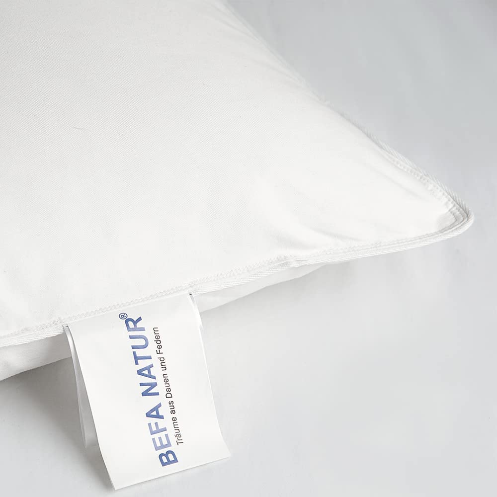 BEFA NATUR 30% Dons Bedkussen – Luxe Comfort en Ondersteuning voor Elke Slaapstijl