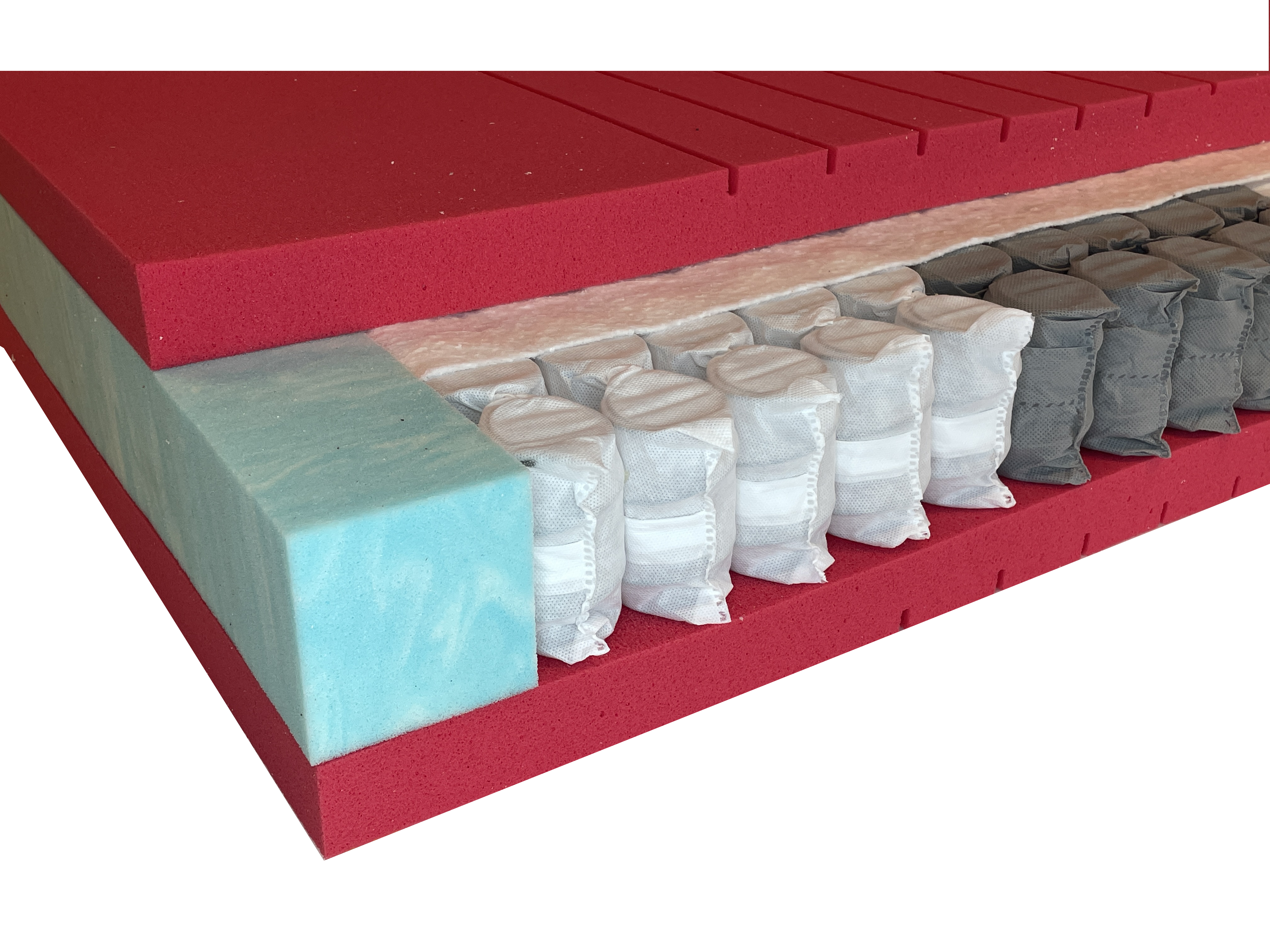 Pocketvering Matras Dubai - Met Air-elastischschuim HR80