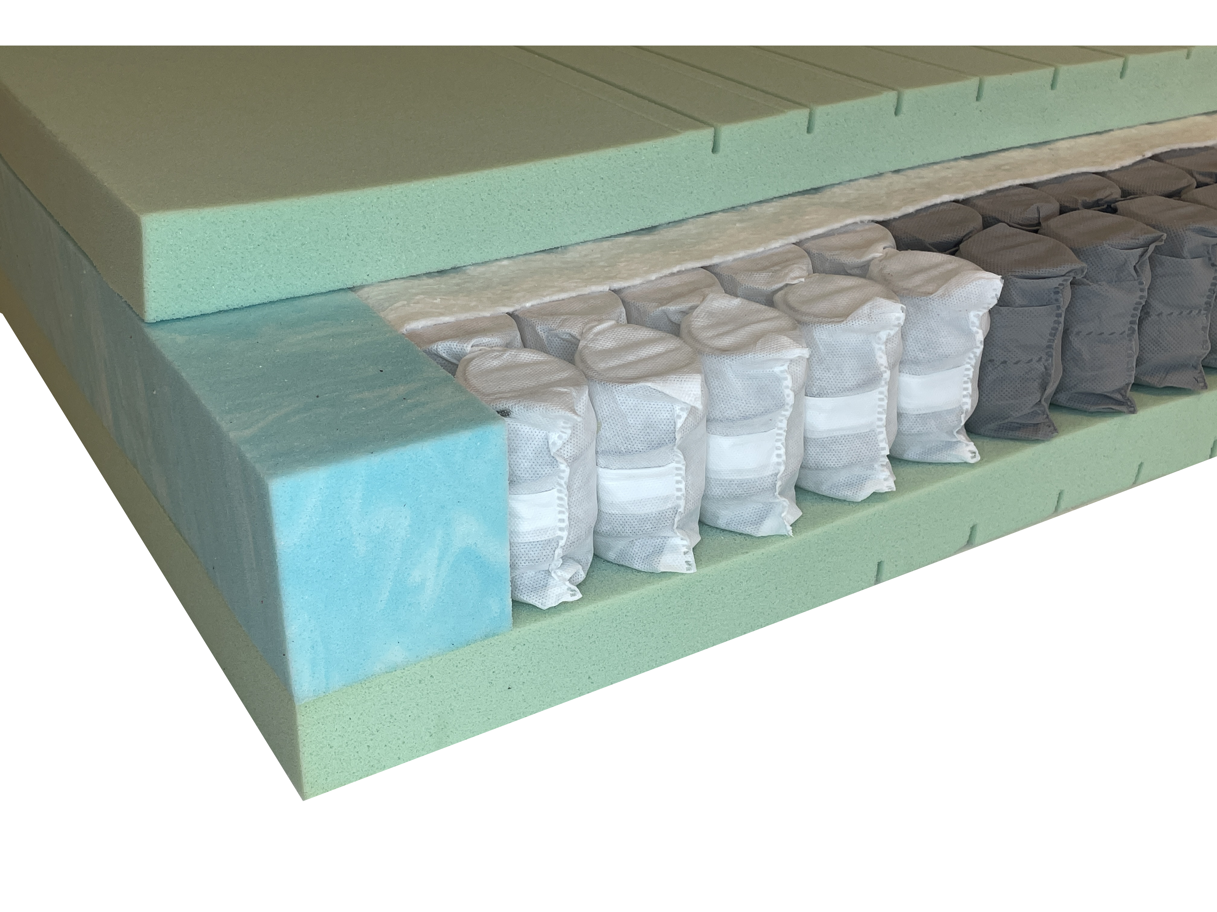 Pocketvering matras Valencia - Met Koudschuim